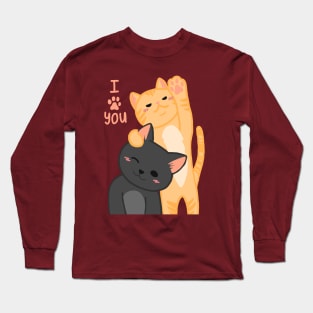 COUPLE CAT Long Sleeve T-Shirt
